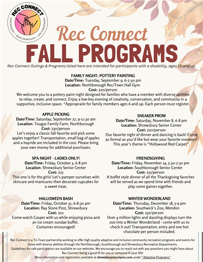 fall programs
